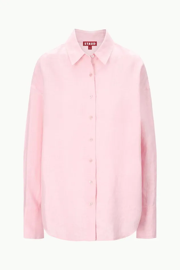 Women CoverUps STAUD STAUD COLTON SHIRT PEARL PINK Women CoverUps STAUD STAUD COLTON SHIRT PEARL PINK