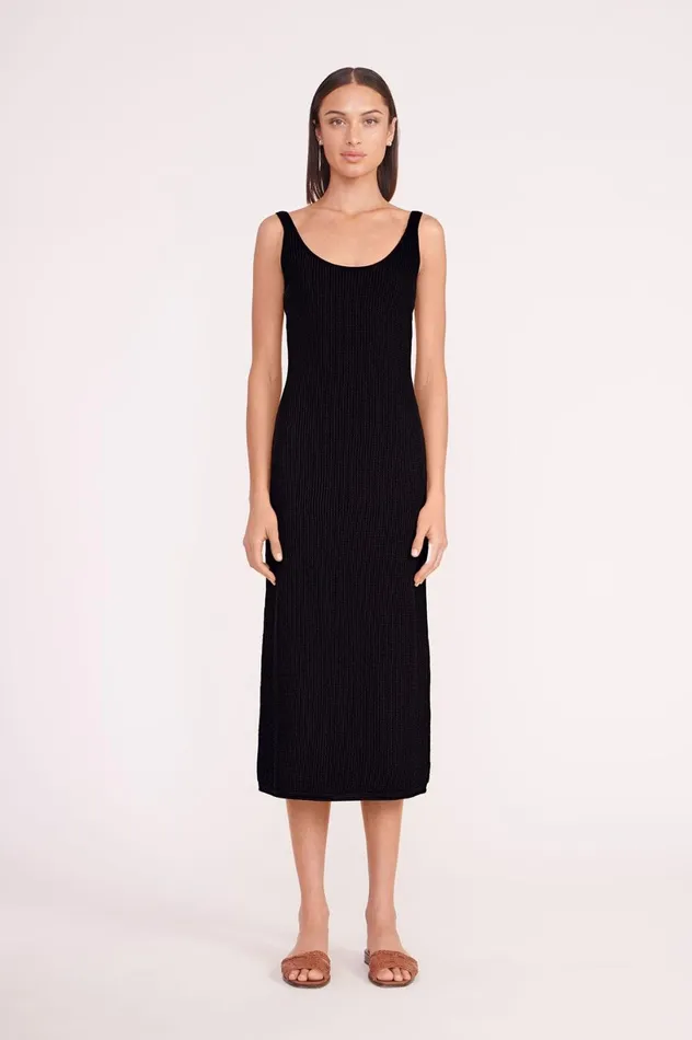 Women CoverUps STAUD STAUD JESSICA DRESS BLACK