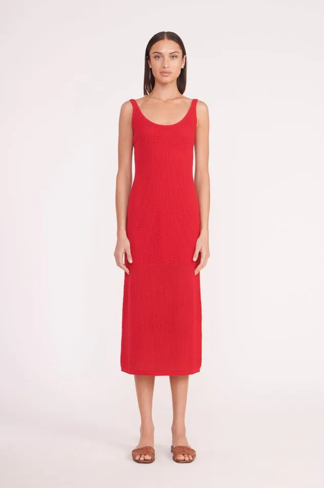 Women CoverUps STAUD STAUD JESSICA DRESS RUBY