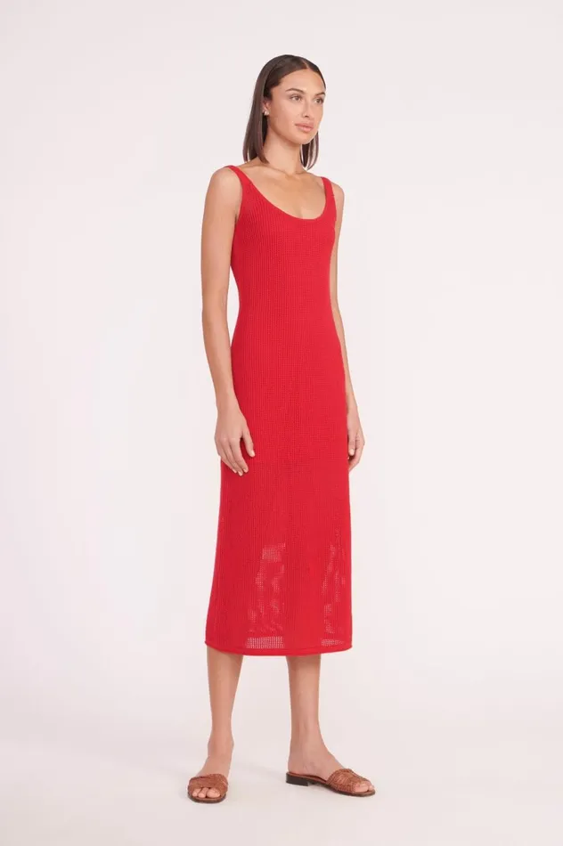 Women CoverUps STAUD STAUD JESSICA DRESS RUBY Women CoverUps STAUD STAUD JESSICA DRESS RUBY