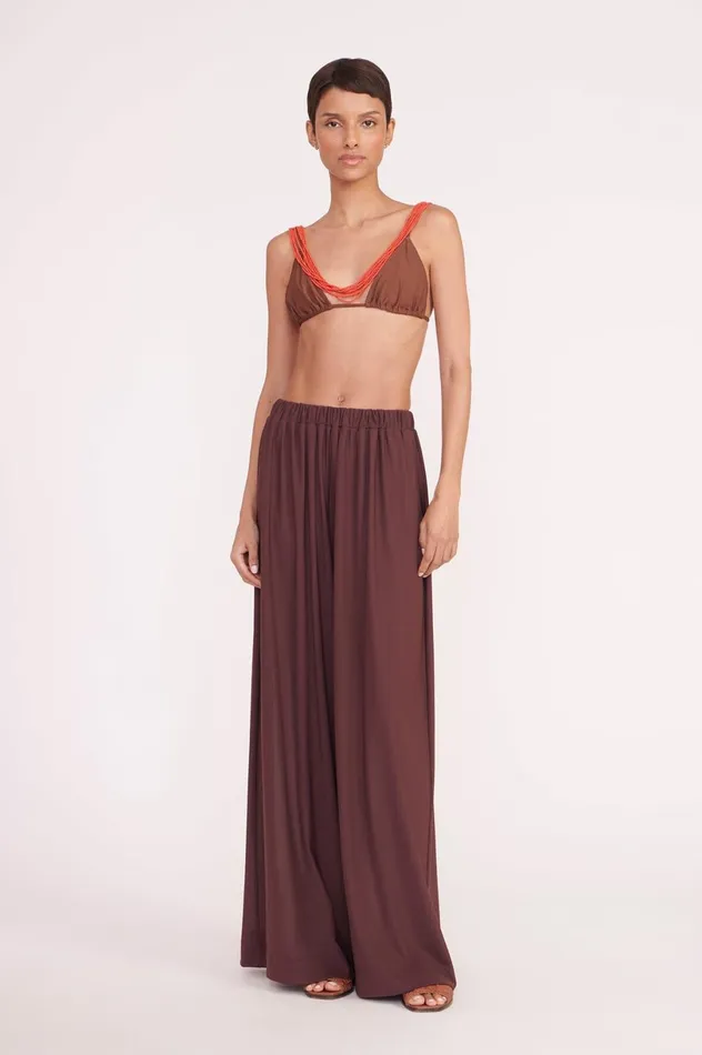 Women CoverUps STAUD STAUD MARZA PANT BARK