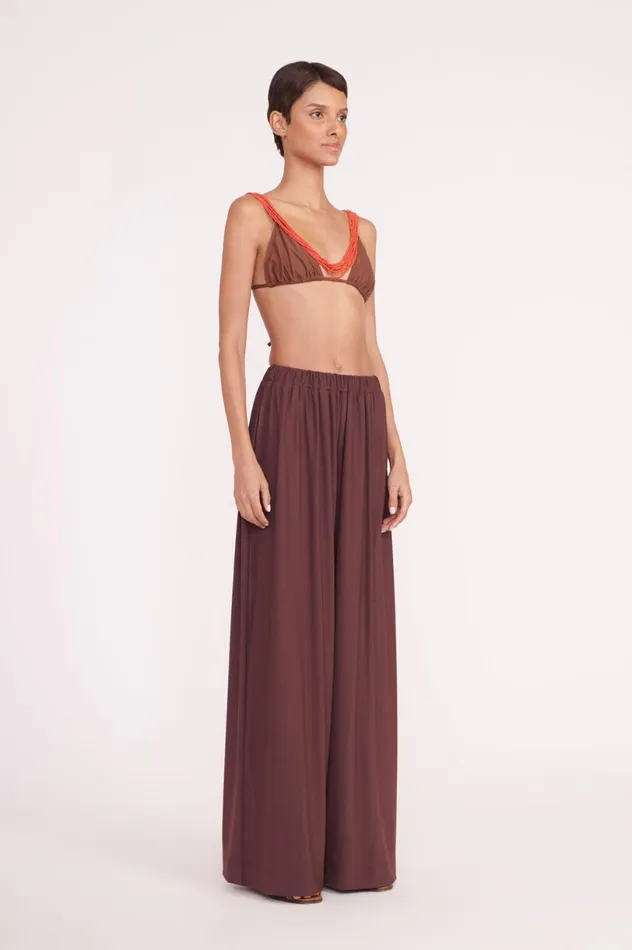 Women CoverUps STAUD STAUD MARZA PANT BARK Women CoverUps STAUD STAUD MARZA PANT BARK