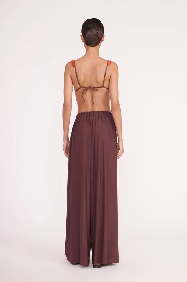 Women CoverUps STAUD STAUD MARZA PANT BARK Women CoverUps STAUD STAUD MARZA PANT BARK