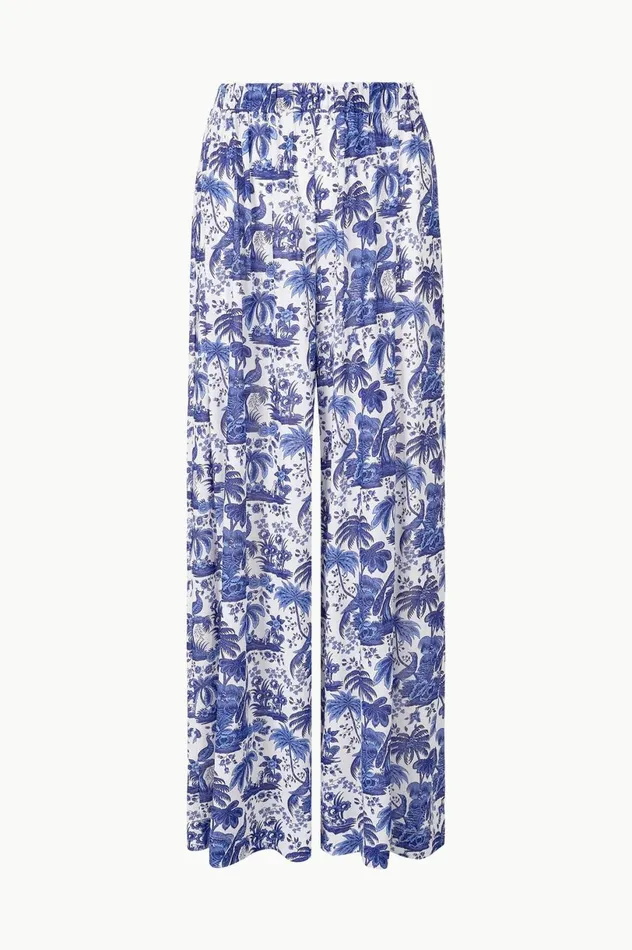 Women CoverUps STAUD STAUD MARZA PANT BLUE TOILE Women CoverUps STAUD STAUD MARZA PANT BLUE TOILE