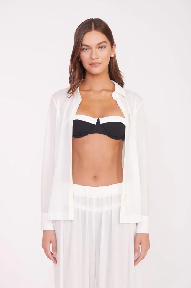 Women CoverUps STAUD STAUD MARZA PANT WHITE Women CoverUps STAUD STAUD MARZA PANT WHITE
