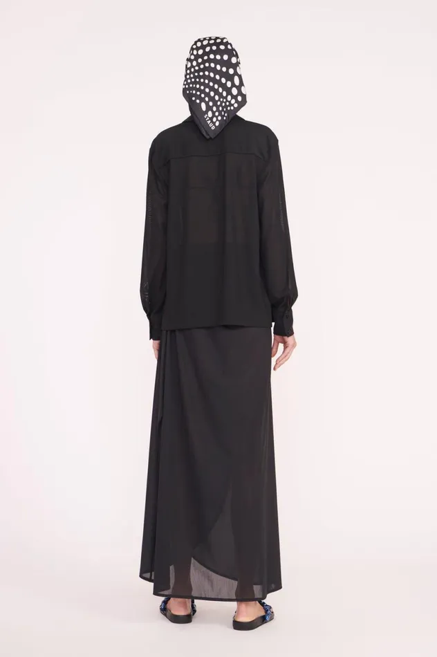 Women CoverUps STAUD STAUD MIRIAM TOP BLACK Women CoverUps STAUD STAUD MIRIAM TOP BLACK