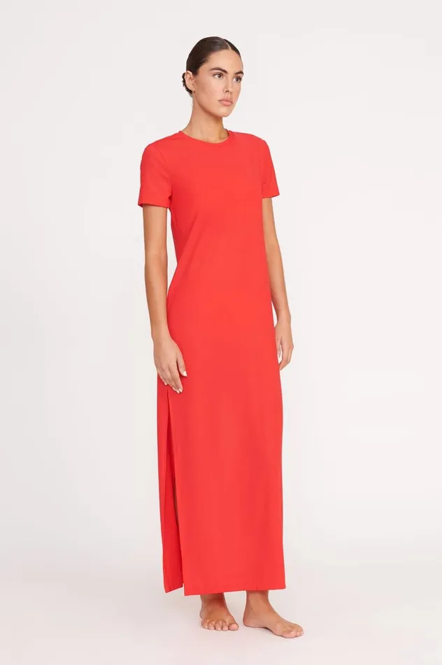 Women CoverUps STAUD STAUD OTTILIE DRESS RED ROSE Women CoverUps STAUD STAUD OTTILIE DRESS RED ROSE