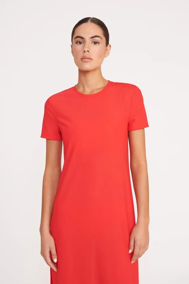 Women CoverUps STAUD STAUD OTTILIE DRESS RED ROSE Women CoverUps STAUD STAUD OTTILIE DRESS RED ROSE