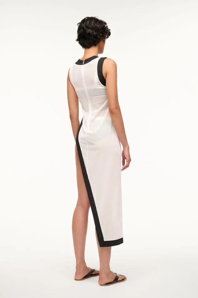 Women CoverUps STAUD STAUD POINTER COVERUP TOP WHITE BLACK Women CoverUps STAUD STAUD POINTER COVERUP TOP WHITE BLACK