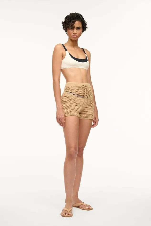 Women CoverUps STAUD STAUD SAVOCA COVERUP SHORT NATURAL