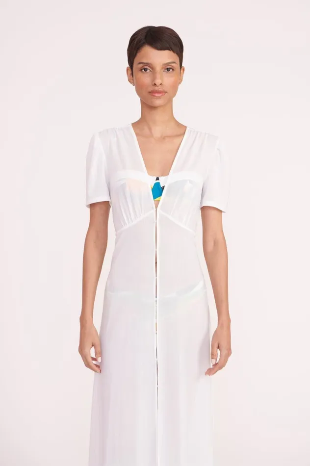 Women CoverUps STAUD STAUD SONYA COVERUP WHITE Women CoverUps STAUD STAUD SONYA COVERUP WHITE