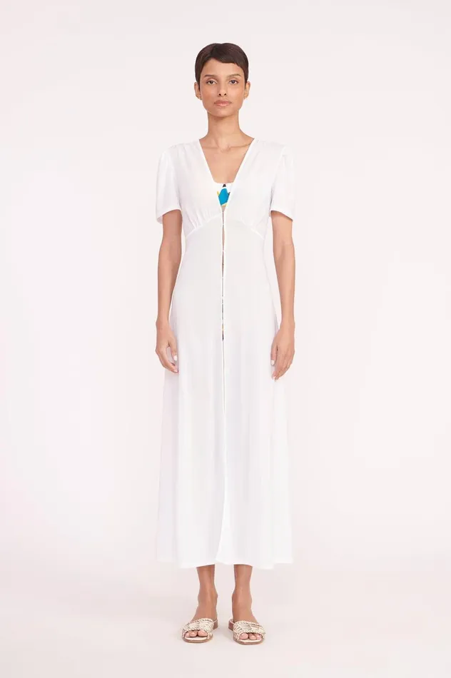 Women CoverUps STAUD STAUD SONYA COVERUP WHITE Women CoverUps STAUD STAUD SONYA COVERUP WHITE