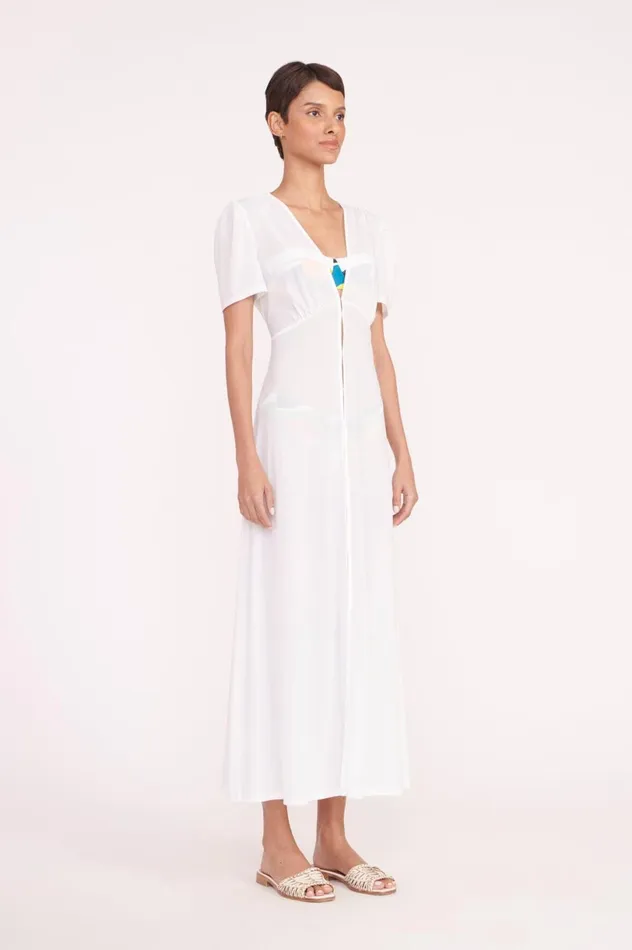 Women CoverUps STAUD STAUD SONYA COVERUP WHITE Women CoverUps STAUD STAUD SONYA COVERUP WHITE