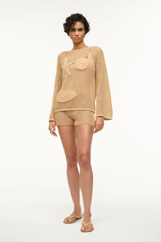 Women CoverUps STAUD STAUD SOVANA COVERUP TOP NATURAL Women CoverUps STAUD STAUD SOVANA COVERUP TOP NATURAL