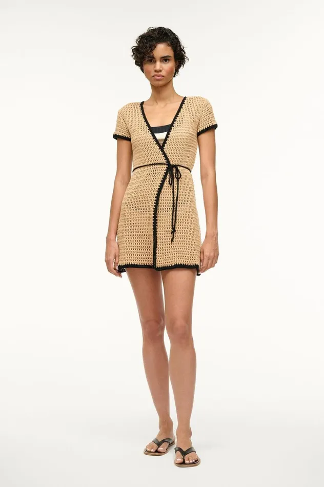 Women CoverUps STAUD STAUD SPRITZ COVERUP DRESS NATURAL