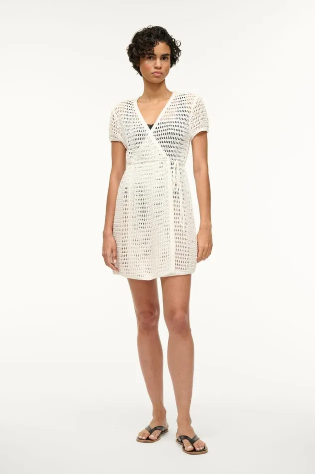 Women CoverUps STAUD STAUD SPRITZ DRESS IVORY