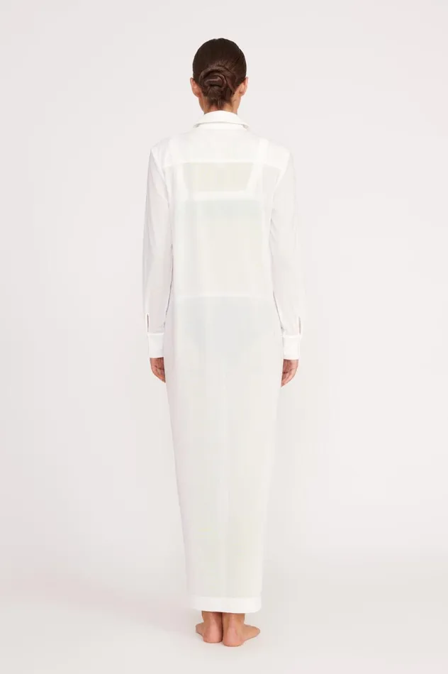 Women CoverUps STAUD STAUD VITA DRESS WHITE Women CoverUps STAUD STAUD VITA DRESS WHITE