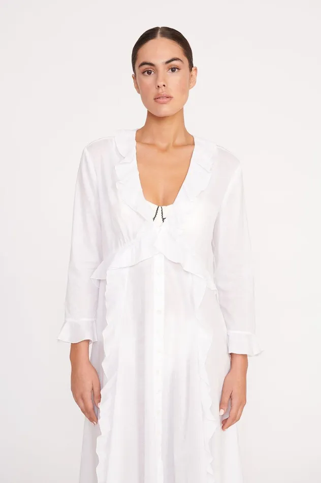 Women CoverUps STAUD STAUD ZION DRESS WHITE Women CoverUps STAUD STAUD ZION DRESS WHITE