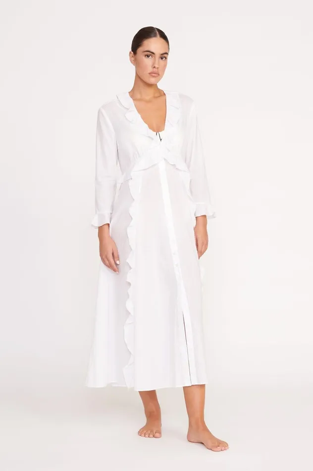 Women CoverUps STAUD STAUD ZION DRESS WHITE Women CoverUps STAUD STAUD ZION DRESS WHITE