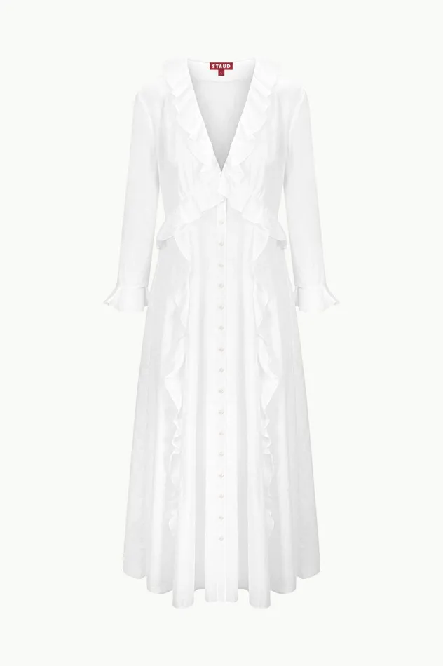 Women CoverUps STAUD STAUD ZION DRESS WHITE Women CoverUps STAUD STAUD ZION DRESS WHITE