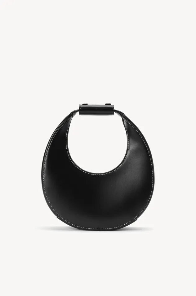 Women Crossbody STAUD MINI MOON BAG BLACK Women Crossbody STAUD MINI MOON BAG BLACK