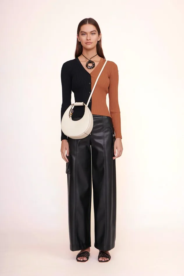 Women Crossbody STAUD MINI MOON BAG CREAM Women Crossbody STAUD MINI MOON BAG CREAM