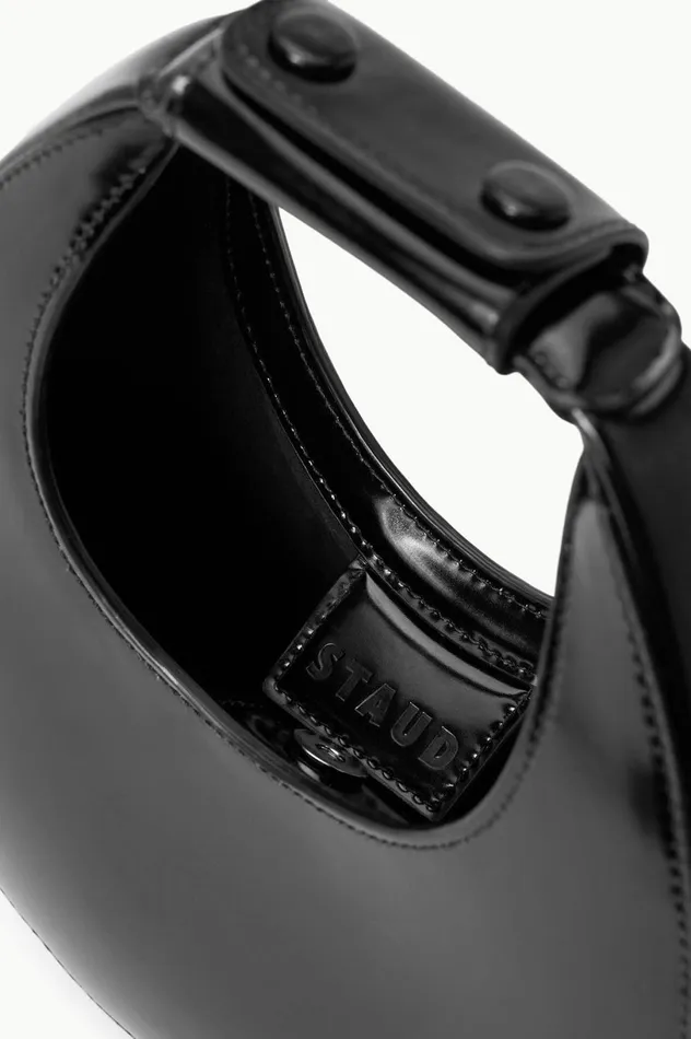 Women Crossbody STAUD STAUD GOOD NIGHT MOON BAG BLACK Women Crossbody STAUD STAUD GOOD NIGHT MOON BAG BLACK