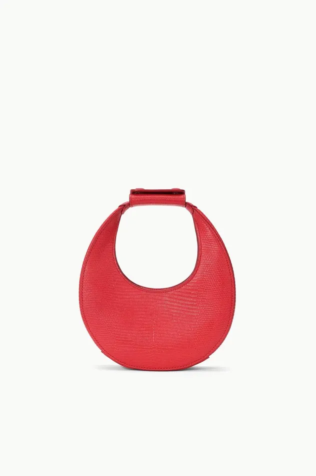 Women Crossbody STAUD STAUD GOODNIGHT MOON BAG RED ROSE