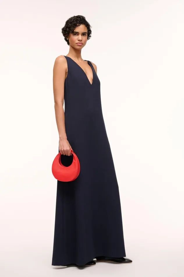 Women Crossbody STAUD STAUD GOODNIGHT MOON BAG RED ROSE Women Crossbody STAUD STAUD GOODNIGHT MOON BAG RED ROSE