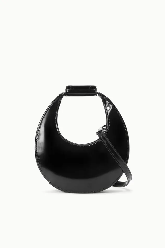 Women Crossbody STAUD STAUD MINI MOON BAG BLACK