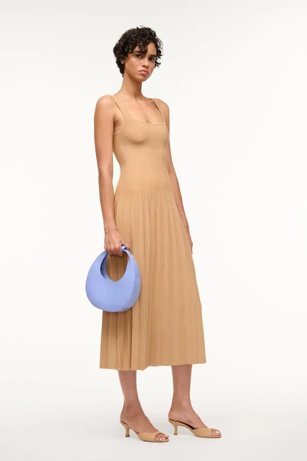 Women Crossbody STAUD STAUD MINI MOON BAG BLUE HYDRANGEA Women Crossbody STAUD STAUD MINI MOON BAG BLUE HYDRANGEA