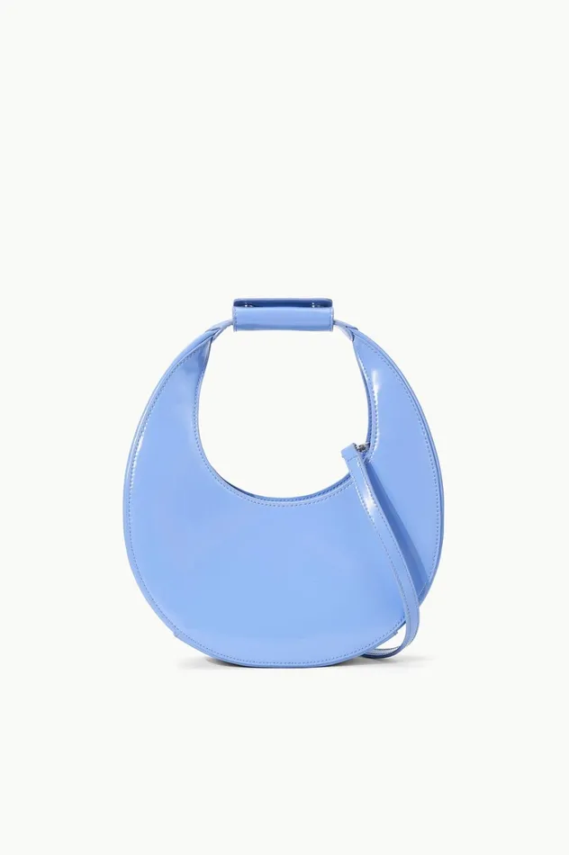Women Crossbody STAUD STAUD MINI MOON BAG BLUE HYDRANGEA Women Crossbody STAUD STAUD MINI MOON BAG BLUE HYDRANGEA