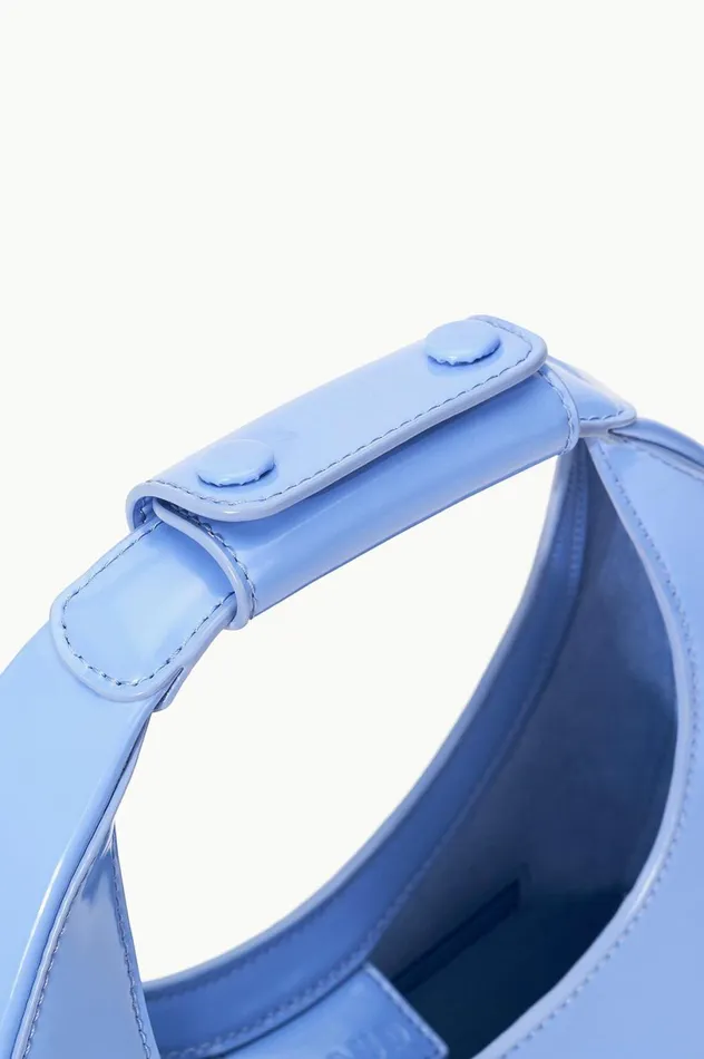 Women Crossbody STAUD STAUD MINI MOON BAG BLUE HYDRANGEA Women Crossbody STAUD STAUD MINI MOON BAG BLUE HYDRANGEA