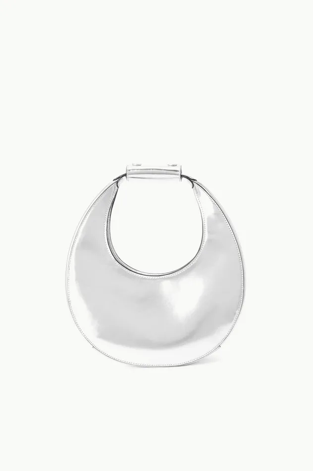 Women Crossbody STAUD STAUD MINI MOON BAG CHROME Women Crossbody STAUD STAUD MINI MOON BAG CHROME