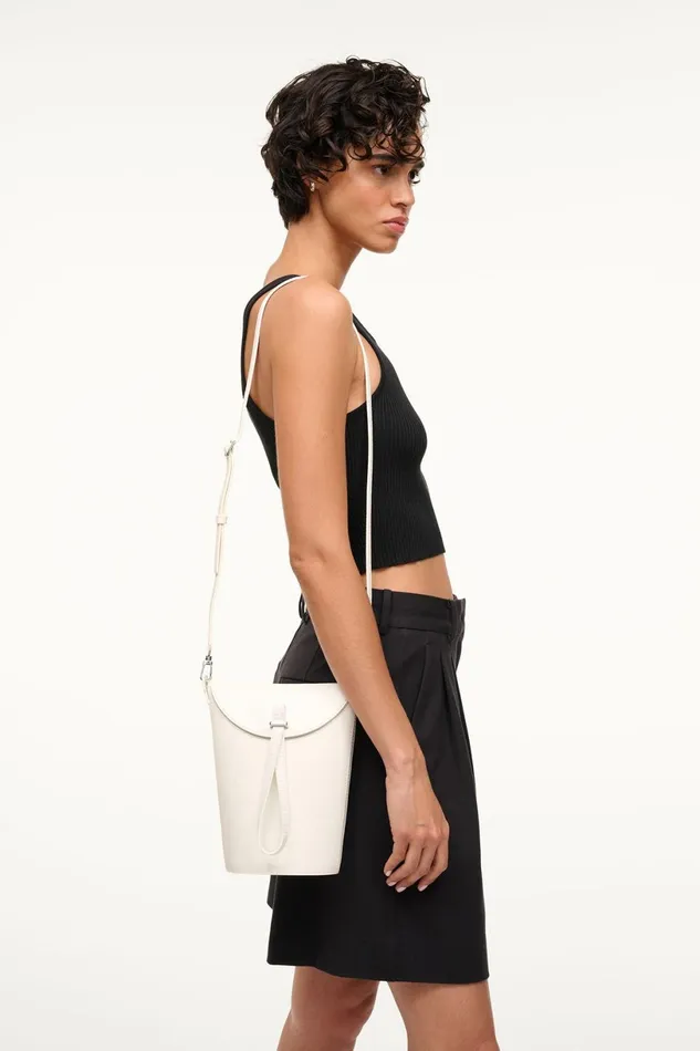 Women Crossbody STAUD STAUD PHOEBE CONVERTIBLE BUCKET BAG PAPER Women Crossbody STAUD STAUD PHOEBE CONVERTIBLE BUCKET BAG PAPER
