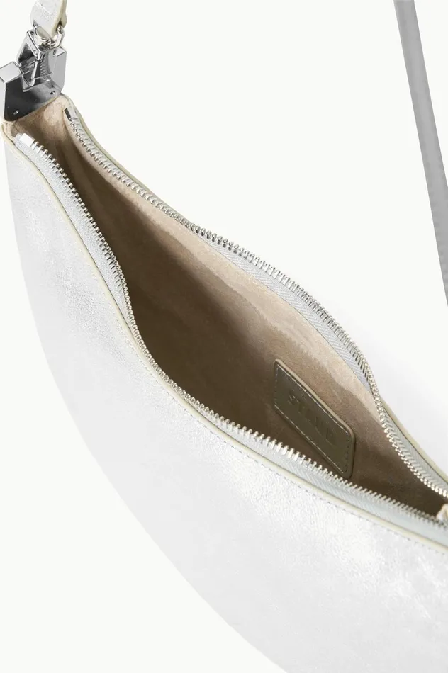 Women Crossbody STAUD STAUD WALKER CROSSBODY BAG SILVER Women Crossbody STAUD STAUD WALKER CROSSBODY BAG SILVER