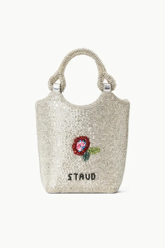 Women Crossbody STAUD STAUD ZOE BEADED BAG DIAMOND ROSE Women Crossbody STAUD STAUD ZOE BEADED BAG DIAMOND ROSE
