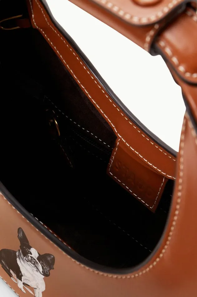 Women Custom Handbags STAUD STAUD CUSTOM MINI MOON BAG TAN Women Custom Handbags STAUD STAUD CUSTOM MINI MOON BAG TAN