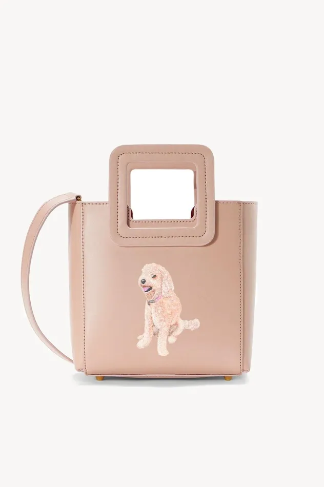 Women Custom Handbags STAUD STAUD CUSTOM MINI SHIRLEY LEATHER BAG BLUSH