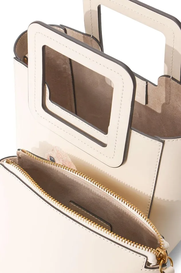 Women Custom Handbags STAUD STAUD CUSTOM MINI SHIRLEY LEATHER BAG CREAM Women Custom Handbags STAUD STAUD CUSTOM MINI SHIRLEY LEATHER BAG CREAM