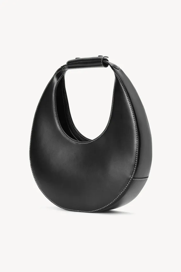 Women Custom Handbags STAUD STAUD CUSTOM MOON BAG BLACK Women Custom Handbags STAUD STAUD CUSTOM MOON BAG BLACK