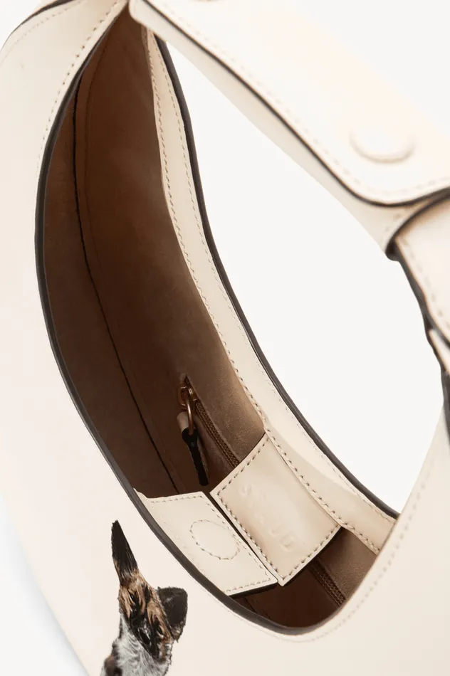 Women Custom Handbags STAUD STAUD CUSTOM MOON BAG CREAM Women Custom Handbags STAUD STAUD CUSTOM MOON BAG CREAM