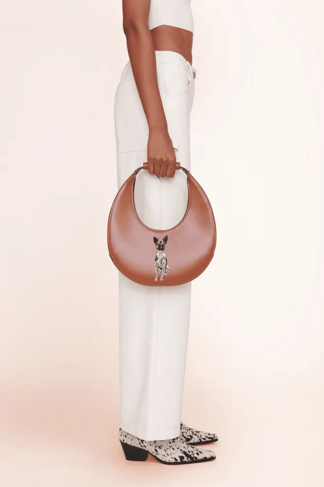 Women Custom Handbags STAUD STAUD CUSTOM MOON BAG TAN Women Custom Handbags STAUD STAUD CUSTOM MOON BAG TAN