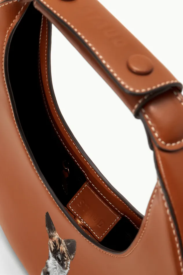 Women Custom Handbags STAUD STAUD CUSTOM MOON BAG TAN Women Custom Handbags STAUD STAUD CUSTOM MOON BAG TAN
