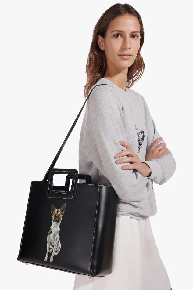 Women Custom Handbags STAUD STAUD CUSTOM SHIRLEY LEATHER BAG BLACK Women Custom Handbags STAUD STAUD CUSTOM SHIRLEY LEATHER BAG BLACK