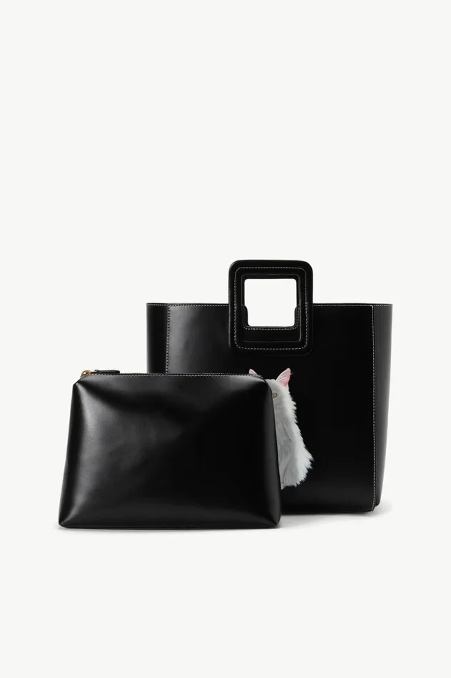 Women Custom Handbags STAUD STAUD CUSTOM SHIRLEY LEATHER BAG BLACK Women Custom Handbags STAUD STAUD CUSTOM SHIRLEY LEATHER BAG BLACK
