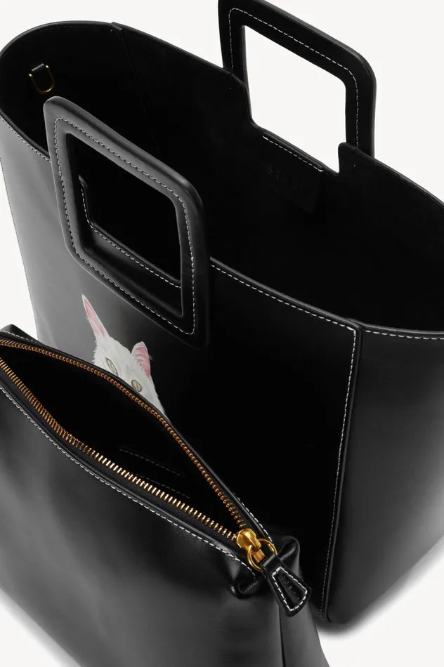 Women Custom Handbags STAUD STAUD CUSTOM SHIRLEY LEATHER BAG BLACK Women Custom Handbags STAUD STAUD CUSTOM SHIRLEY LEATHER BAG BLACK
