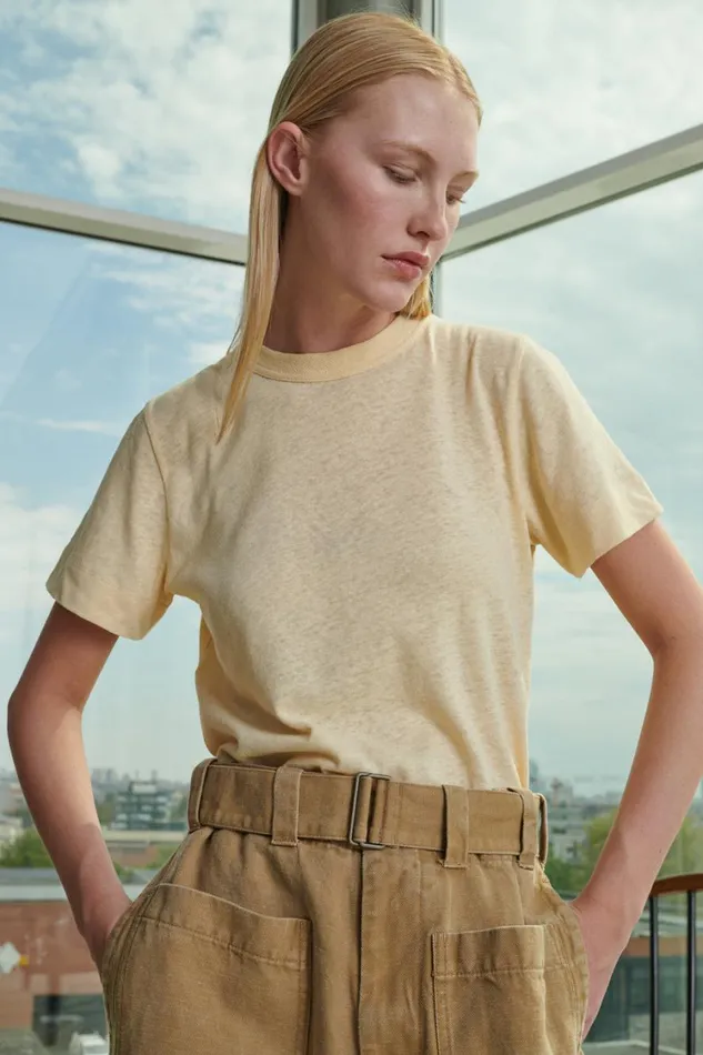 Women CYRIL TEESHIRT Beige Soeur TShirts and Sweatshirts