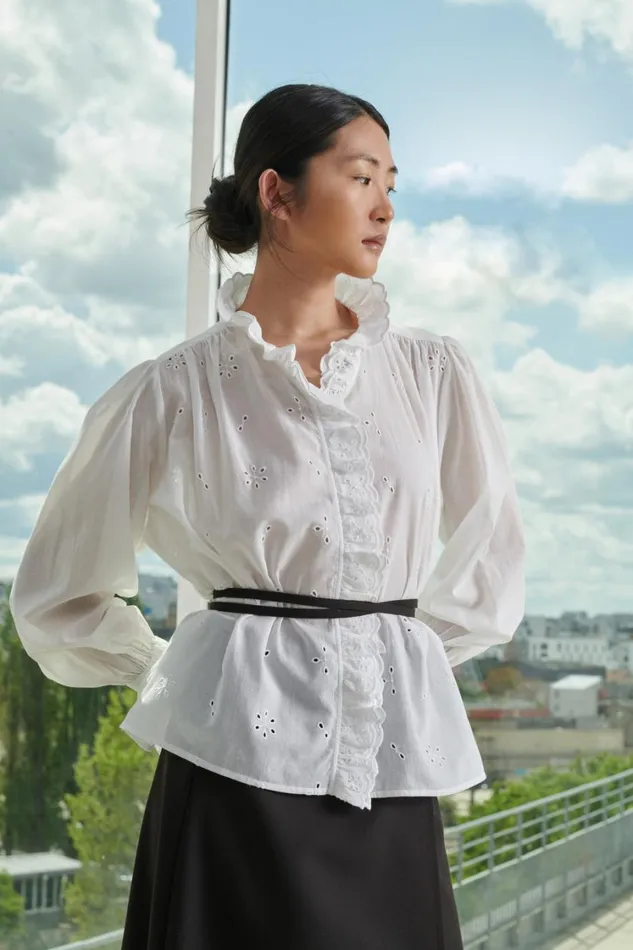 Women DAISYA SHIRT White Soeur Shirts