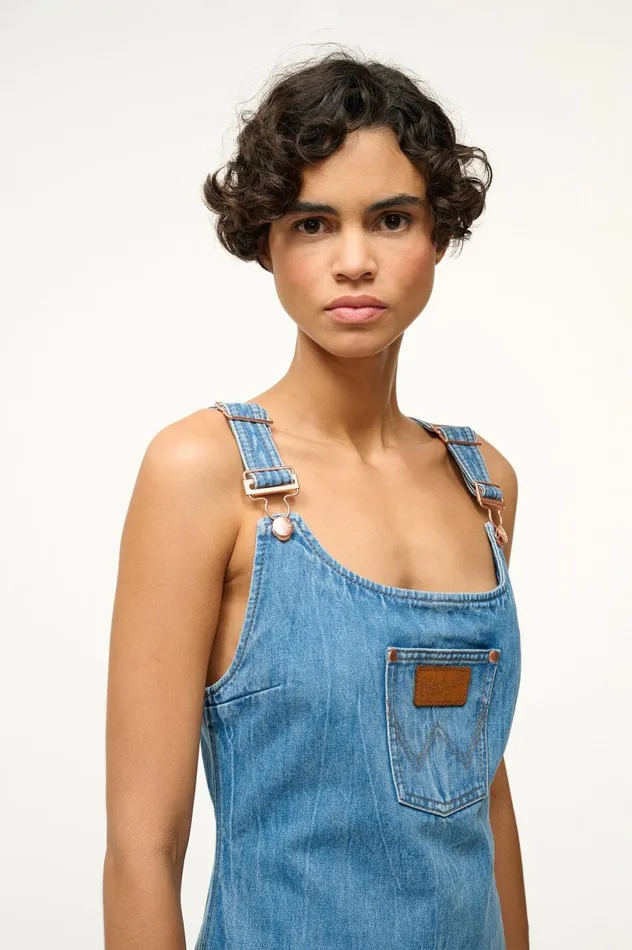 Women Denim STAUD STAUD WRANGLER THE MIDI SHIRT DRESS Women Denim STAUD STAUD WRANGLER THE MIDI SHIRT DRESS